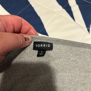 Torrid Heather Gray Knit Top